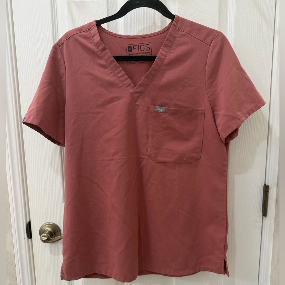 Figs Catarina Muave V-Neck Scrub Top